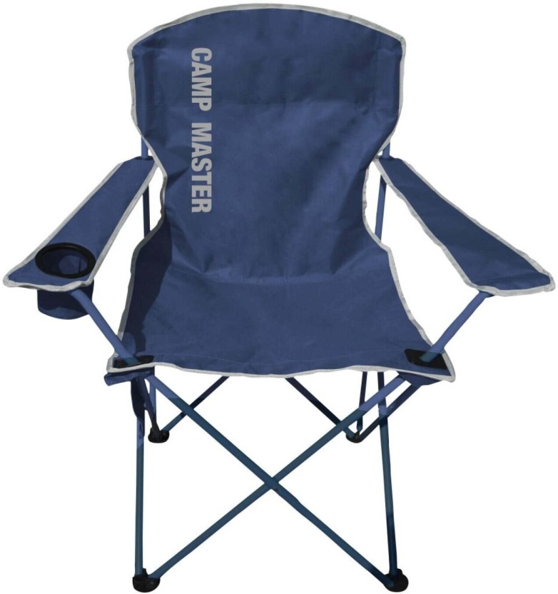 Camp Master Classic 200 Foldable Chair  (Navy/Grey)
